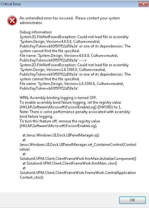 CCH Central : Technical Performance - Unable to launch CCH-Central ...