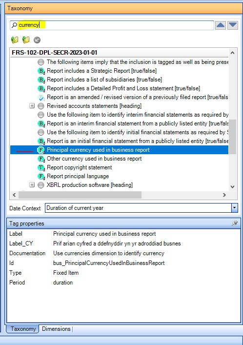 CCH iXBRL Review and Tag : Why am I getting an error referencing ...
