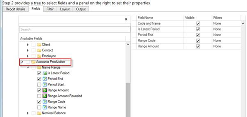 CCH Accounts Production: how to produce the Turnover Report