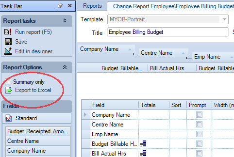 CCH Central : Smart Reports - When I export a Smart Report to MS Excel ...
