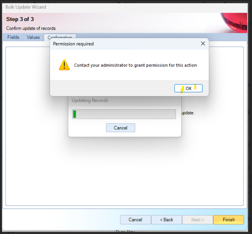 CCH Central : I get an error message when I try to use Bulk Update, in ...