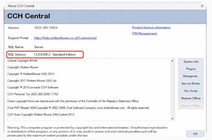 CCH Central: Technical SQL - When is the end of life SQL Server 2016?